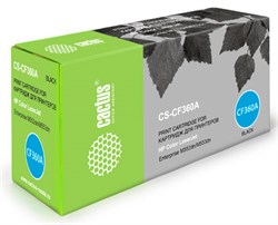 Лазерный картридж Cactus CS-CF360A (HP 508A) черный для HP Color LaserJet M552dn Enterprise, M553 series, M553dn Enterprise, M553n Enterprise, M553x Enterprise, M577c Enterprise, M577dn Enterprise, M577f Enterprise (6'000 стр.) - фото 10362