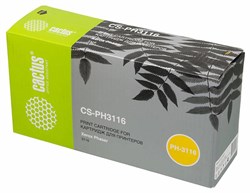 Лазерный картридж Cactus CS-PH3116 (109R00748) черный для Xerox Phaser 3116 (3'000 стр.) - фото 10752
