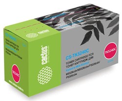 Лазерный картридж Cactus CS-TK5240C (TK-5240C) голубой для Kyocera Ecosys M5526cdn, M5526cdw, P5026cdn, P5026cdw (3'000 стр.) - фото 11671