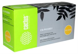 Лазерный картридж Cactus CS-PH3260X (106R02782) черный для Xerox Phaser 3052, 3260, 3260dni; WorkCentre 3215, 3215dn, 3225, 3225dni (2 x 3'000 стр.) - фото 12244