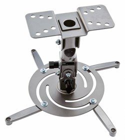 Кронштейн для проектора Cactus CS-VM-PR04-AL серебристый потолочный с дистанцией до потолка 207 мм (нагрузка до 10 кг.) - фото 12371