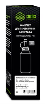 Заправочный набор Cactus CS-RK-TN2375 черный с флажком Brother DCP L2500, L2520, L2540, L2560 (флакон 140 гр.) - фото 14512