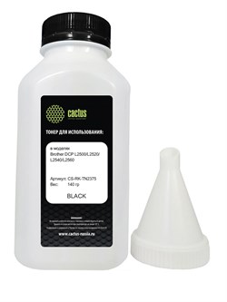 Заправочный набор Cactus CS-RK-TN2375 черный с флажком Brother DCP L2500, L2520, L2540, L2560 (флакон 140 гр.) - фото 14516