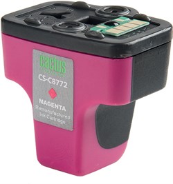 Струйный картридж Cactus CS-C8772 (HP 177) пурпурный для HP PhotoSmart 3100, 3210, 3213, 3310, 3313, C5183, C6100, C6183, C6200, C6283, C7183, C7200, C7280, C7283, C8183, D7100, D7160, D7163, D7300, D7363, D7463 (11,4 мл) - фото 14536