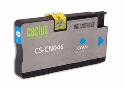 Струйный картридж Cactus CS-CN046 (HP 951XL) голубой увеличенной емкости для HP OfficeJet 251dw Pro, 276dw Pro, 8100 Pro, 8100e, 8600 Pro (N911a), 8600 Pro Plus (N911g), 8610 Pro (A7F64A), 8615 Pro, 8616 Pro, 8620 Pro (A7F65A) (26 мл) - фото 14631