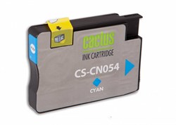 Струйный картридж Cactus CS-CN054 (HP 933XL) голубой увеличенной емкости для HP OfficeJet 6100 (H611a), 6600 (H711a, H711g), 6600 e-AiO, 6700 (H711n), 7110 WF ePrinter, 7110 (H812a), 7510 e-AiO, 7610 WF e-AiO (14 мл) - фото 14639