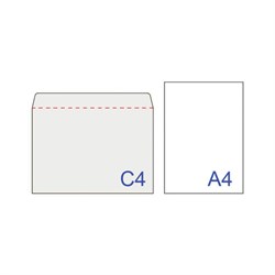 Конверты Brauberg С4 отрывная лента, 25 шт (229х324 мм) - фото 15099