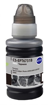 Чернила Cactus CS-EPT6731B черный для Epson L800, L810, L850, L1800 (100 мл) - фото 15239