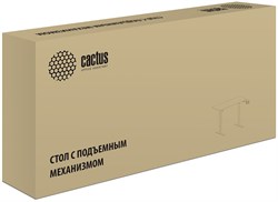 Стол Cactus CS-ED-WWT столешница МДФ белый, каркас белый, столешница 120x60 см - фото 16315