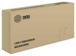 Стол Cactus CS-ED-BBK столешница МДФ черный, каркас черный, столешница 120x60 см - фото 16322