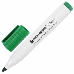 Маркеры стираемые для белой доски  Brauberg "Classic", набор 4 цвета, 3 мм, с клипом - фото 17030