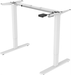 Подстолье Cactus CS-EDF-WT каркас белый, возможные размеры столешницы: ширина 110-160 см, глубина 60-80 см - фото 17095