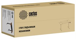 Стол Cactus CS-EDL-BAWD столешница МДФ черный дуб антик каркас черный, столешница 140x60 см - фото 17100