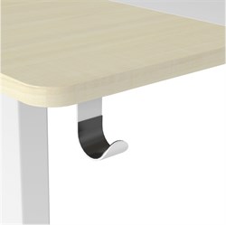 Стол Cactus CS-EDL-WWD столешница МДФ дуб молочный каркас белый, столешница 140x60 см - фото 17103