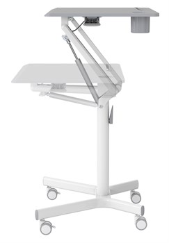 Стол для ноутбука Cactus VM-FDS101B столешница МДФ серый 70x52x106см (CS-FDS101WGY) - фото 18049