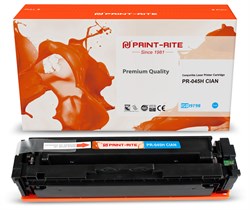 Лазерный картридж Print-Rite PR-045H CIAN (045H Cian / TFC448CPU1J) голубой для Canon LBP 611Cn, 613Cdw, 631Cn, 633Cdw, 635Cx (2'200 стр.) - фото 18498
