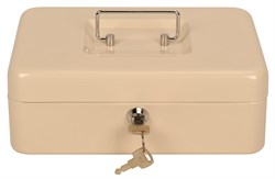 Ящик для денег без номинала Cactus CS-CB-003WT 90x250x180 бежевый сталь 1.367кг - фото 20165