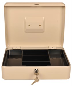 Ящик для денег Cactus CS-CB-004WT 90x300x240 бежевый металл - фото 20175