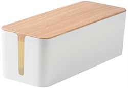 Органайзер Cactus CS-BOX-WH белый/бамбук - фото 20644