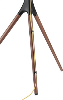 Подставка для телевизора Cactus CS-ST1246BKWN черный/орех 45"-65" макс.32кг напольный - фото 20888