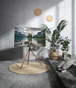 Подставка для телевизора Cactus CS-ST1246BKWN черный/орех 45"-65" макс.32кг напольный - фото 20897