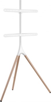 Подставка для телевизора Cactus CS-ST1246WTBCH белый/береза 45"-65" макс.32кг напольный - фото 20899