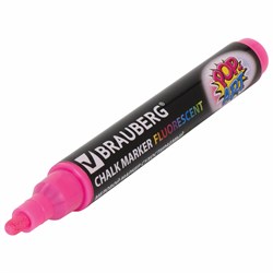 Маркеры меловые "POP-ART", НАБОР 6 ЦВЕТОВ, 5 мм, стираемые, для гладких поверхностей, BRAUBERG - фото 21078