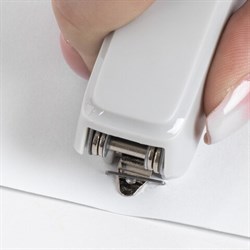 Степлер №10 Brauberg "Extra", до 20 листов, антистеплер, серый - фото 21135