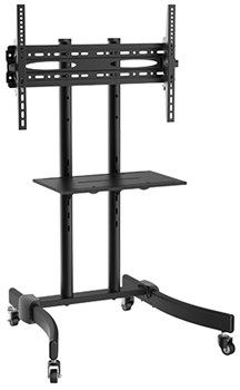 Стойка для телевизора Cactus CS-ST1030BK черный 37"-70" макс.50кг напольный мобильный - фото 21253