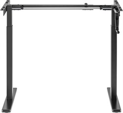 Подстолье Cactus CS-MDF-BK каркас черный, возможные размеры столешницы: ширина 100-160 см, глубина 60-75 см - фото 21294