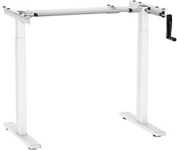 Подстолье Cactus CS-MDF-WT белый, возможные размеры столешницы: ширина 100-160 см, глубина 60-75 см - фото 21295