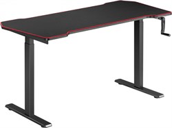 Стол для компьютера Cactus CS-MDL-BK столешница МДФ черный, столешница 140x67 см - фото 21299