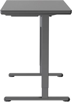 Стол Cactus CS-EGD-BBK столешница стекло черный, каркас черный, столешница 120x60 см - фото 21867