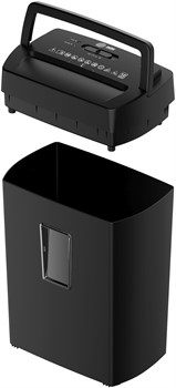 Шредер Cactus CS-SH-12-21-5X20 черный (секр.P-4) фрагменты 12лист. 21лтр. скрепки скобы пл.карты - фото 22079