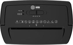 Шредер Cactus CS-SH-12-21-5X20 черный (секр.P-4) фрагменты 12лист. 21лтр. скрепки скобы пл.карты - фото 22080