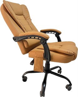 Кресло Cactus с вибромассажем CS-CHR-OC05M-BR бежевый эко.кожа с подголов. крестов. пластик черный - фото 22173