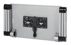 Стол для ноутбука Cactus CS-LS-T8-C серебристый с кулером (27x42см) - фото 22227