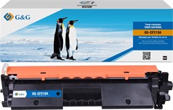 Картридж лазерный G&G GG-CF218A (HP CF218A) черный для HP LJ Pro M104a, M104W,  MFP M132snw, M132fp, M132fw, M132nw (1'400 стр.) - фото 23538