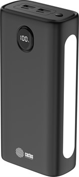 Мобильный аккумулятор Cactus CS-PBFSJA-30000 30000mAh 4.5A 2xUSB-A/USB-C черный - фото 23875