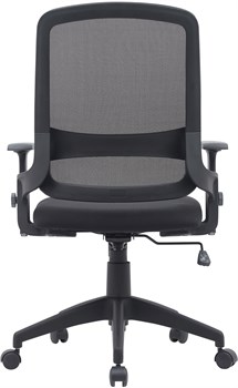 Кресло Cactus CS-MC313-BK черный сетка/ткань низк.спин. крестов. пластик - фото 23914