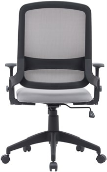 Кресло Cactus CS-MC313-BKGY черный/серый сетка/ткань низк.спин. крестов. пластик пластик черный - фото 23919