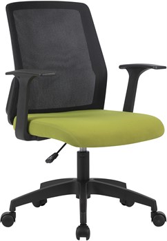 Кресло Cactus CS-MC222-BKGN черный сиденье салатовый сетка/ткань низк.спин. крестов. пластик пластик черный - фото 23977