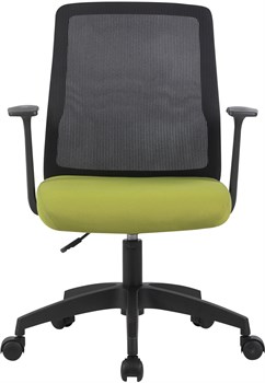 Кресло Cactus CS-MC222-BKGN черный сиденье салатовый сетка/ткань низк.спин. крестов. пластик пластик черный - фото 23978