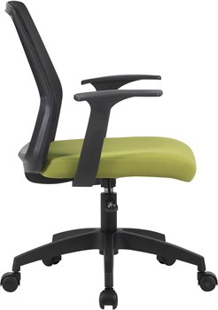 Кресло Cactus CS-MC222-BKGN черный сиденье салатовый сетка/ткань низк.спин. крестов. пластик пластик черный - фото 23979