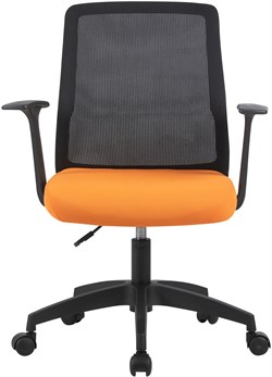 Кресло Cactus CS-MC222-BKOR черный сиденье оранжевый - фото 23982