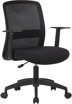 Кресло Cactus CS-MC333-BK черный сиденье черный сетка/ткань низк.спин. крестов. пластик пластик черный - фото 23989