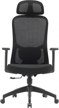 Кресло Cactus CS-MC515-BK черный сиденье черный сетка/ткань с подголов. крестов. пластик пластик черный - фото 24028