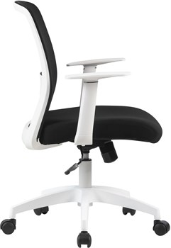 Кресло Cactus CS-WMC333-BK черный сиденье черный сетка/ткань низк.спин. крестов. пластик пластик белый - фото 24039