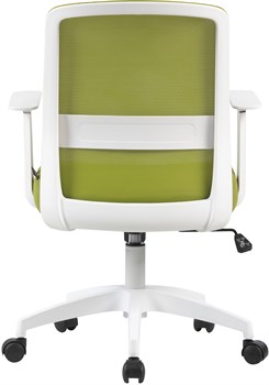 Кресло Cactus CS-WMC333-GN салатовый сиденье салатовый сетка/ткань низк.спин. крестов. пластик пластик белый - фото 24048