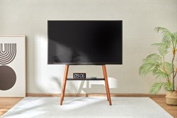 Подставка для телевизора Cactus CS-ST3645BKWN черный/орех 43"-65" макс.40кг напольный - фото 24113